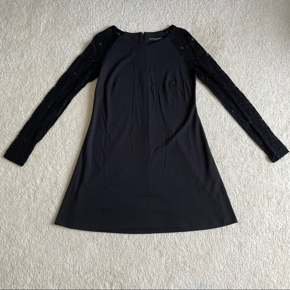 Pietro Brunelli Dresses & Skirts - Pietro Brunelli maternity Black dress with lace long sleeves (size small)